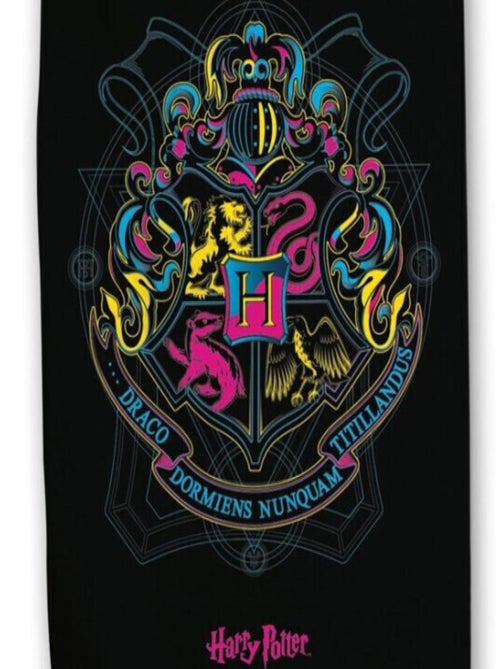 Serviette de plage - Harry Potter - Hogwarts - 70 cm x 140 cm - Kiabi
