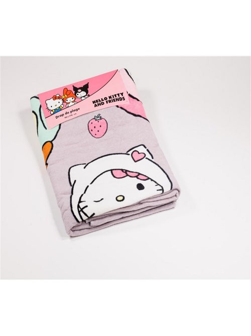 Serviette de plage - Hello Kitty et ses amis - 90x170 cm - Kiabi