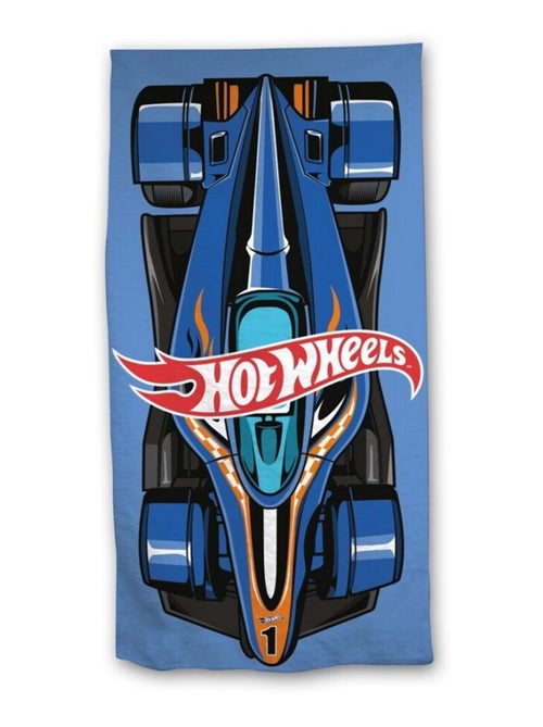 Serviette De Plage - HOT WHEELS Voiture de course - 70x140 cm - Kiabi