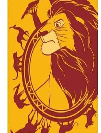 Serviette de plage - Le Roi Lion - I'm The King - 70x140 cm