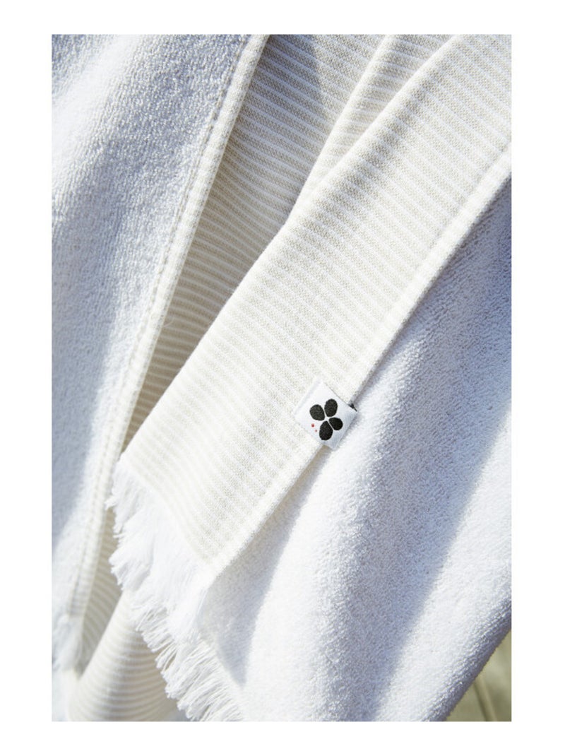Serviette de plage - L'effet papillon - Coton Beige sable - Kiabi