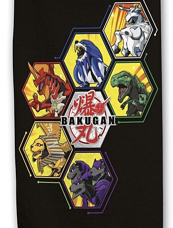 Serviette de plage - Manga Bakugan - 70 cm x 140 cm