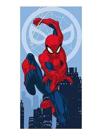 Serviette de plage - Marvel Spiderman Avec Masque Araignée - 70 cm x 140 cm