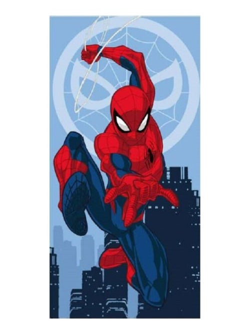Serviette de plage - Marvel Spiderman Avec Masque Araignée - 70 cm x 140 cm - Kiabi