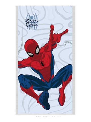 Serviette de plage - Marvel Spiderman En train De Sauter - 70 cm x 140 cm