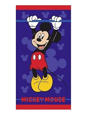 Serviette de plage - Mickey Qui Fait Des Tractions - 70x140 cm