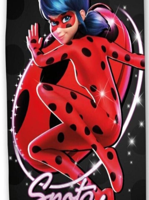 Serviette De Plage - Miraculous - Lady Bug - 70x140 cm - Kiabi
