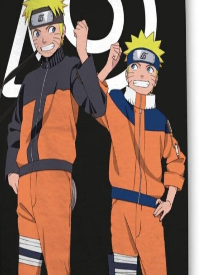 Serviette de plage - Naruto - 70x140 cm Noir Noir - Kiabi