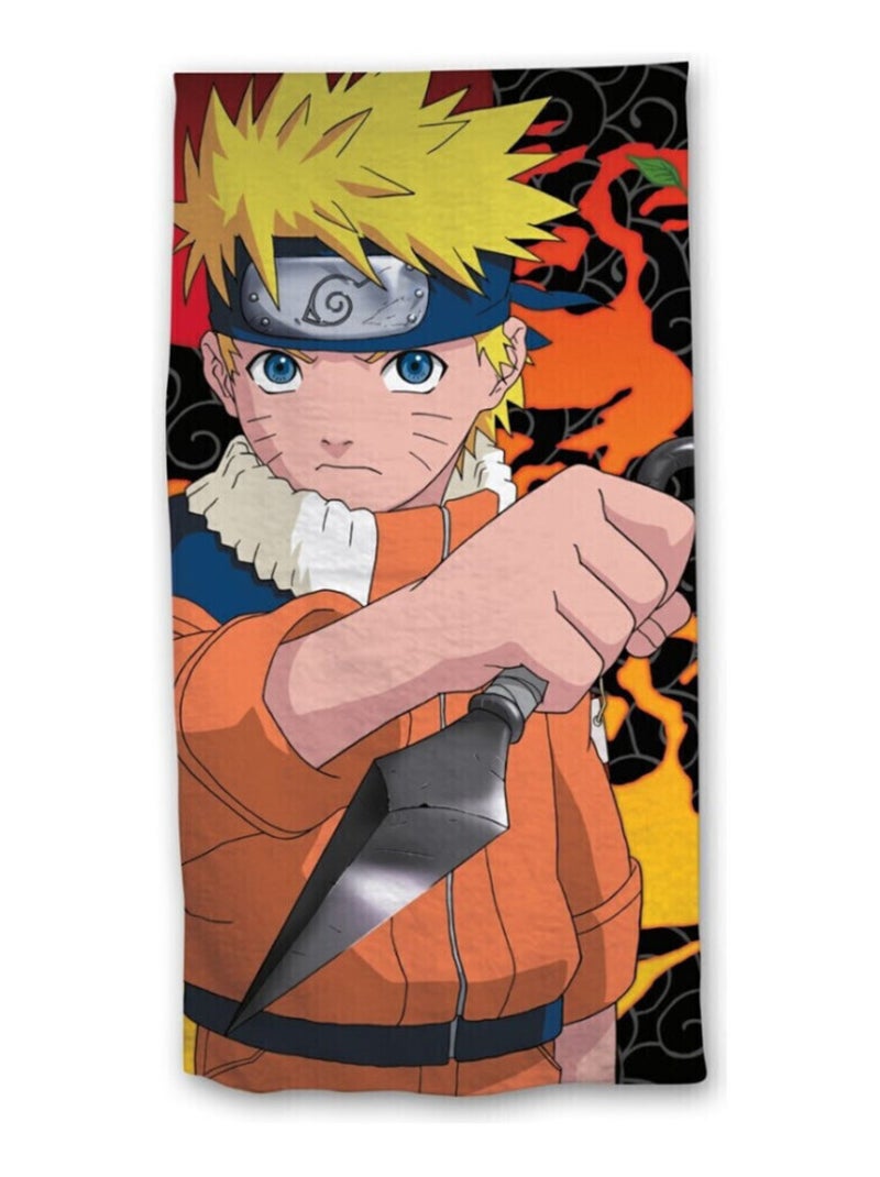 Serviette de plage - Naruto - Tous Les Personnages - 70x140 cm Multicolore - Kiabi