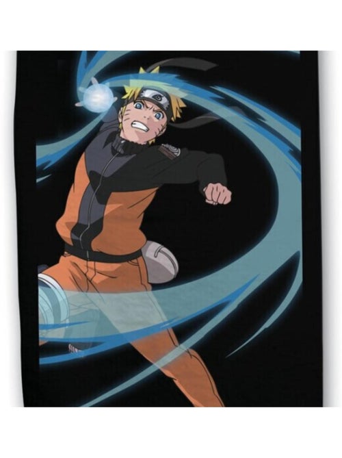 Serviette de plage - Naruto avec orbe à l'attaque- 70x140 cm - Kiabi