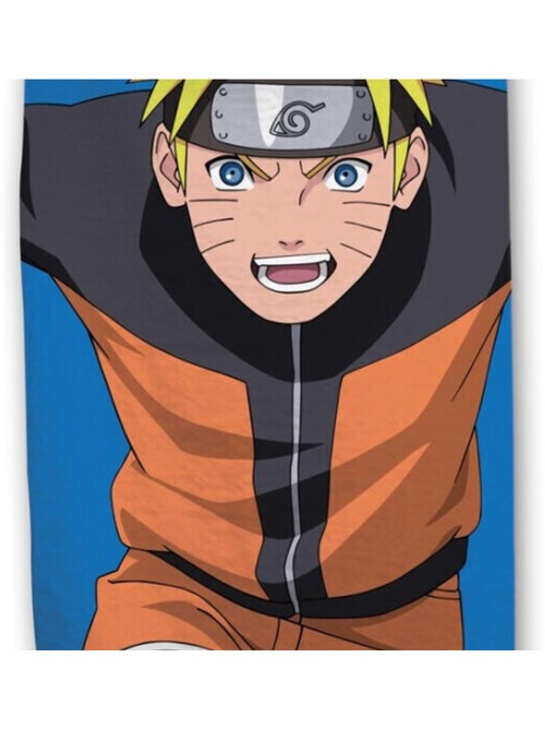 Serviette de plage - Naruto dans sa tenue habituelle et son bandeau - 70x140 cm - Kiabi