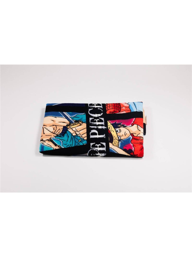 Serviette de plage - One Piece - -The New World- - 70x140 cm Noir Noir - Kiabi