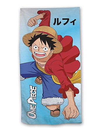 Serviette de plage - One Piece - Luffy poings serrés - 70x140 cm