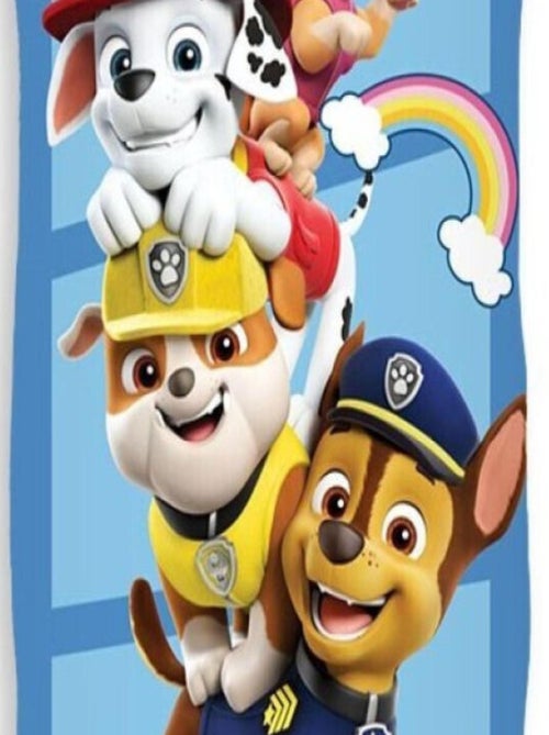 Serviette de plage - Pat' Patrouille - Chase, Marcus, Ruben, Stella - 70x140 cm - Kiabi