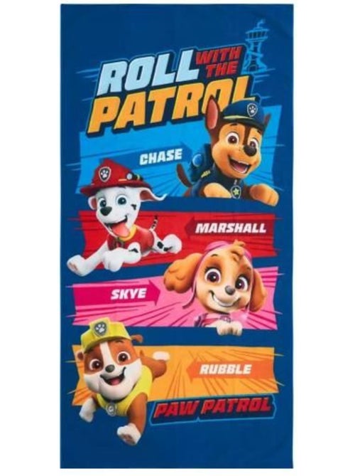 Serviette de plage - paw patrol - pat patrouille - 70 x 140 cm - 100% coton - motif coloré - Kiabi Serviette de plage - paw patrol - pat patrouille - 70 x 140 cm - 100% coton - motif coloré - Kiabi