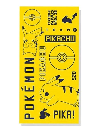Serviette de plage - Pikachu Pokémon Go - 70x140 cm