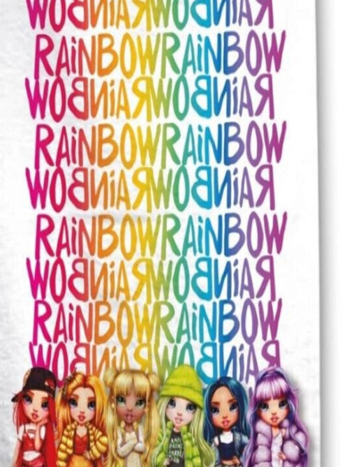 Serviette de plage - Poupées Rainbow High - 70 cm x 140 cm - Kiabi