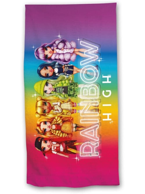 Serviette de plage - Rainbow High - 70x140 cm - Kiabi