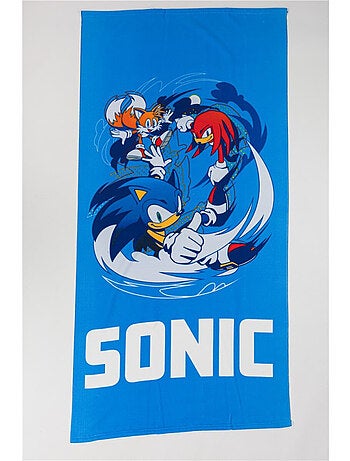 Serviette de plage - Sonic, Tails, Knuckles - 70 cm x 140 cm