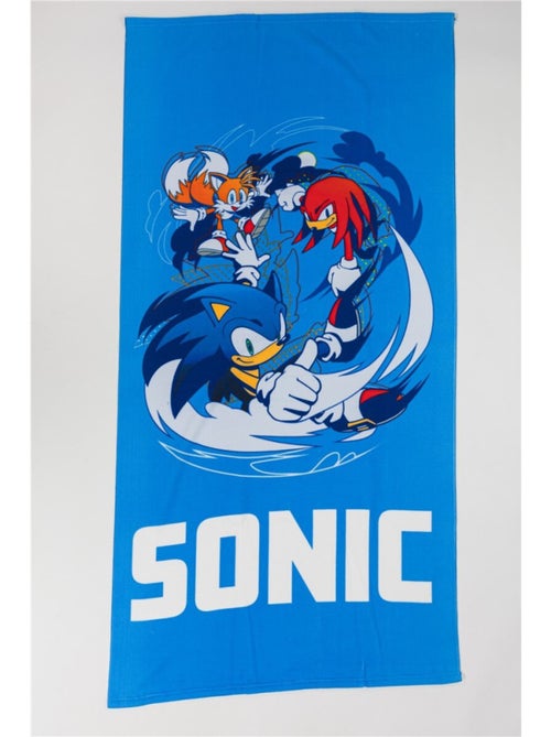 Serviette de plage - Sonic, Tails, Knuckles - 70 cm x 140 cm - Kiabi Serviette de plage - Sonic, Tails, Knuckles - 70 cm x 140 cm - Kiabi