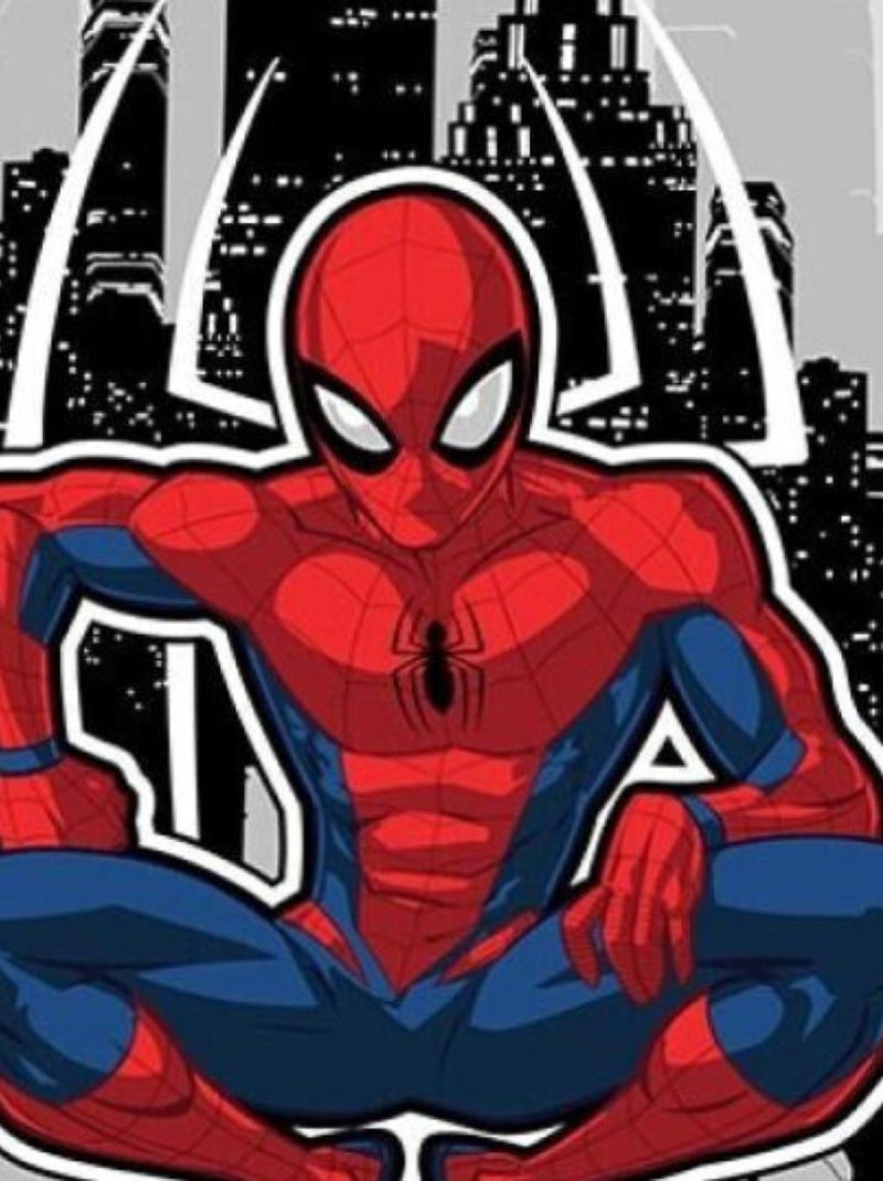 Serviette De Plage - Spider Man - Protecteur De New York - 70x140 cm Multicolore - Kiabi