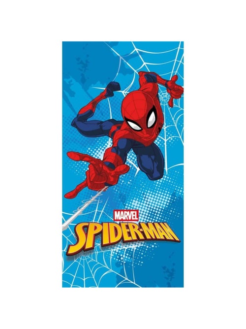 Serviette De Plage - Spider Man qui lance sa fils de soie avec des toiles d'araigne - 70x140 cm - Kiabi Serviette De Plage - Spider Man qui lance sa fils de soie avec des toiles d'araigne - 70x140 cm - Kiabi