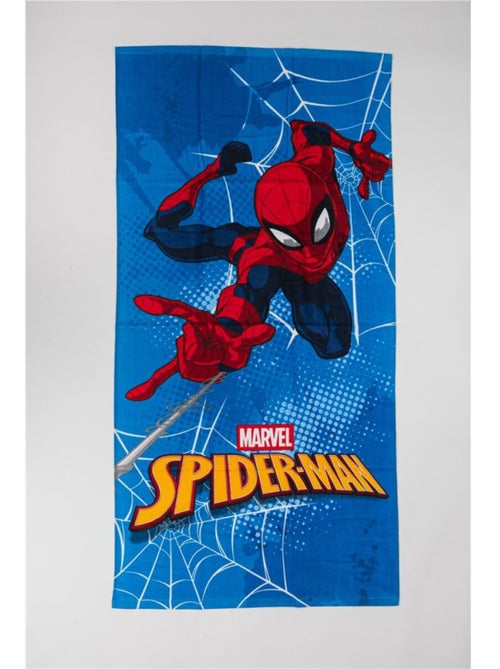 Serviette De Plage - Spider Man qui lance sa fils de soie avec des toiles d'araigne - 70x140 cm - Kiabi Serviette De Plage - Spider Man qui lance sa fils de soie avec des toiles d'araigne - 70x140 cm - Kiabi