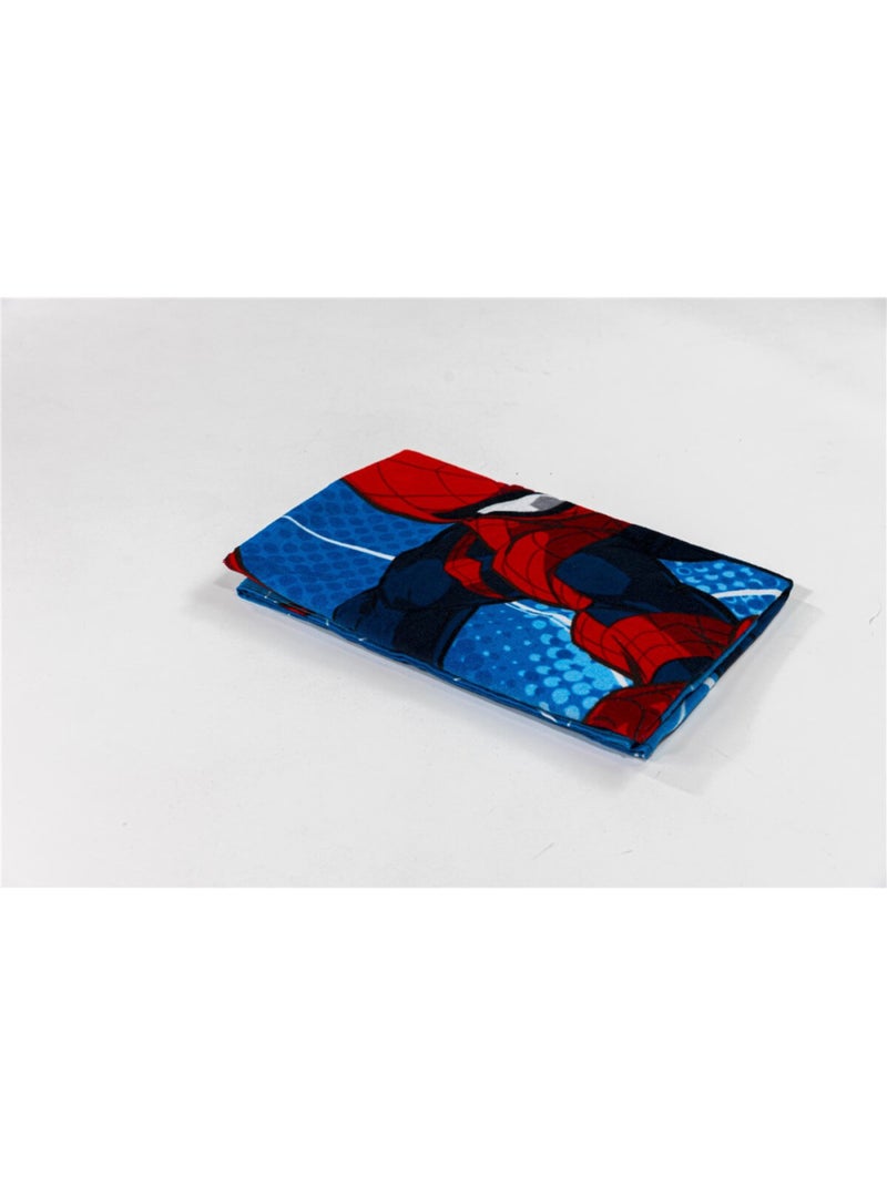 Serviette De Plage - Spider Man qui lance sa fils de soie avec des toiles d'araigne - 70x140 cm Multicolore - Kiabi