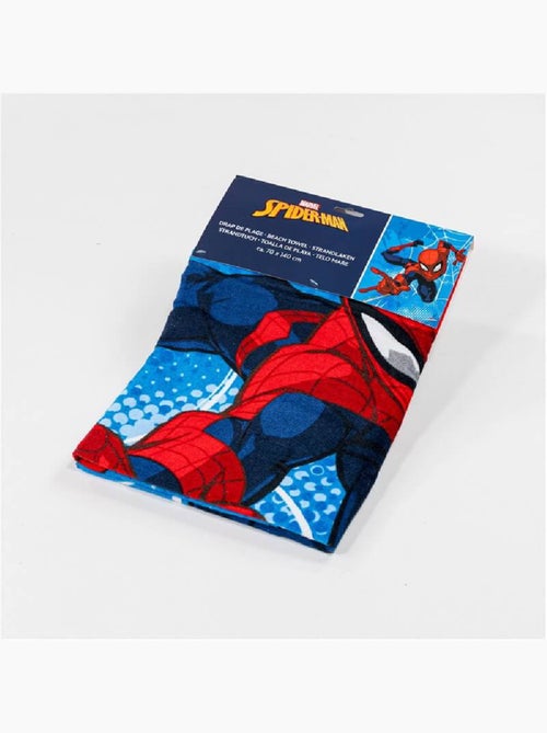 Serviette De Plage - Spider Man qui lance sa fils de soie avec des toiles d'araigne - 70x140 cm - Kiabi Serviette De Plage - Spider Man qui lance sa fils de soie avec des toiles d'araigne - 70x140 cm - Kiabi