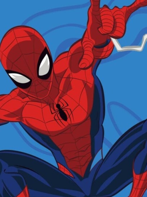 Serviette de plage - Spiderman Qui Grimpe - 70x140 cm - Kiabi