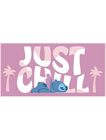 Serviette de plage - Stitch - Just Chill - 70x140 cm