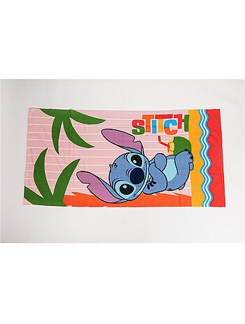 Serviette de plage - Stitch à la plage - 70x140 cm