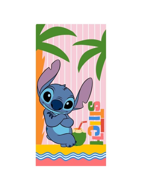 Serviette de plage - Stitch à la plage - 70x140 cm - Kiabi Serviette de plage - Stitch à la plage - 70x140 cm - Kiabi