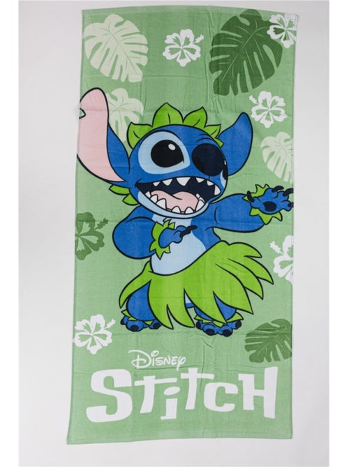 Serviette de plage - Stitch en train de danser avec une tenue hawaïenne - 70x140 cm - Kiabi Serviette de plage - Stitch en train de danser avec une tenue hawaïenne - 70x140 cm - Kiabi