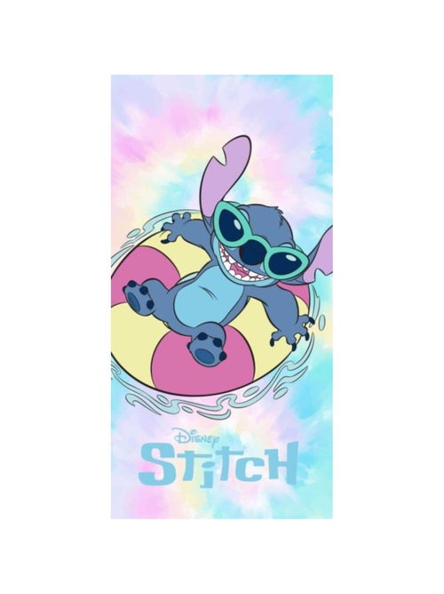 Serviette de plage - Stitch sur une bouée - 70x140 cm - Kiabi Serviette de plage - Stitch sur une bouée - 70x140 cm - Kiabi