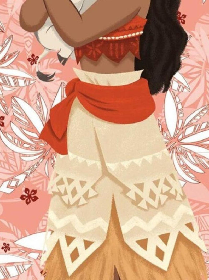 Serviette de plage - Vaiana - 70x140 cm Multicolore - Kiabi