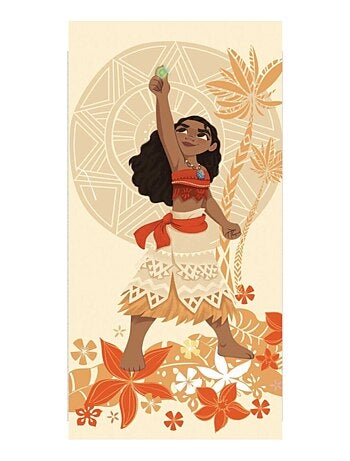 Serviette de plage - Vaiana Victorieuse - 70x140 cm