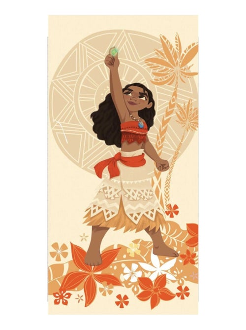 Serviette de plage - Vaiana Victorieuse - 70x140 cm - Kiabi