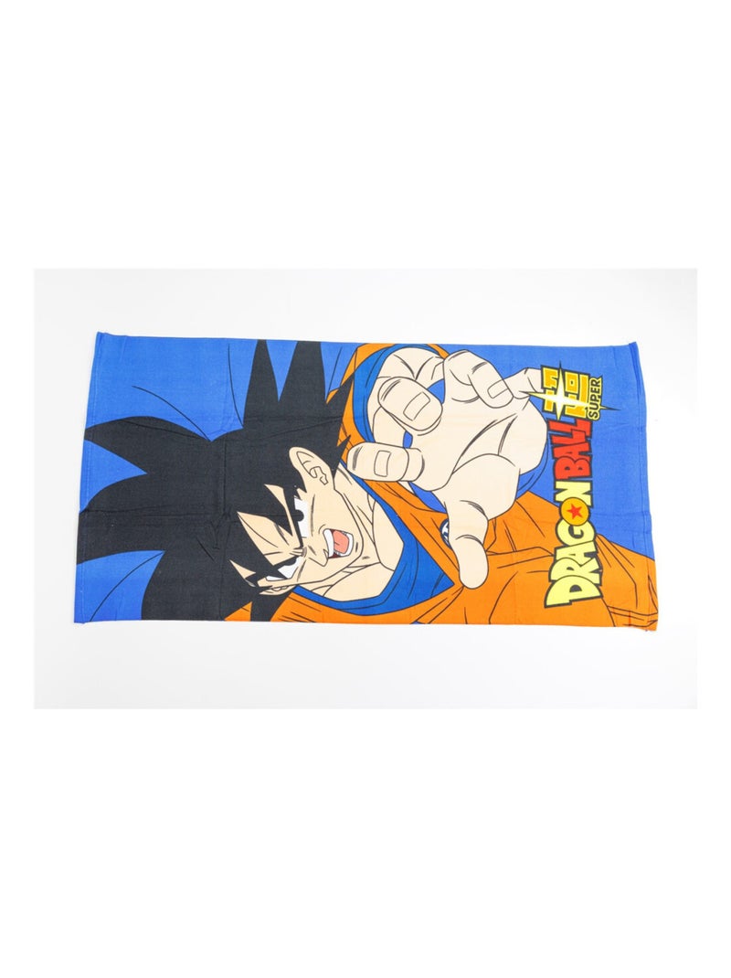 Serviette de plage 70x140 cm Bleu - Son Goku Dragon Ball Z Bleu - Kiabi