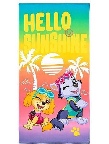 Serviette de plage 70x140 cm Hello Sunshine - Pat Patrouille