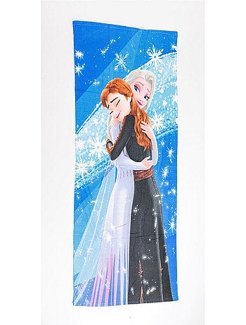 Serviette de plage 70x140 cm La Reine des neiges Elsa et Anna