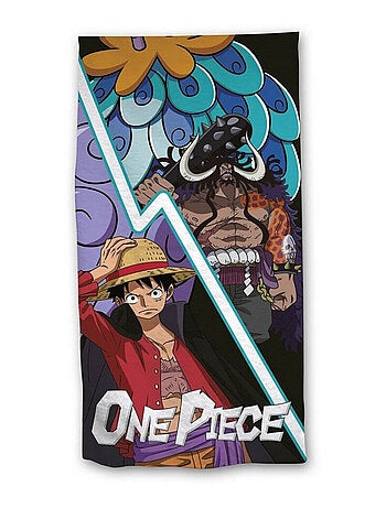 Serviette de plage 70x140 cm One Piece Luffy et Kaido
