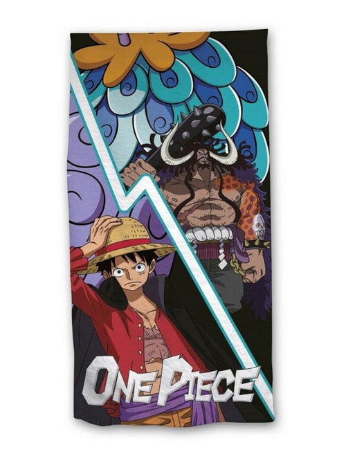 Serviette de plage 70x140 cm One Piece Luffy et Kaido - Kiabi