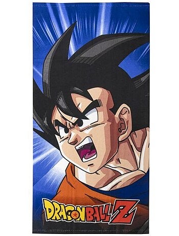 Serviette de plage 70x140 cm polyester Super Saiyan Goku - DRAGON BALL