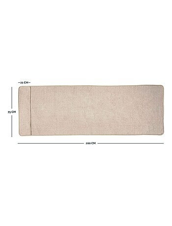 Serviette de plage à rabat pour transat de bain, 100 % coton - Vivezen