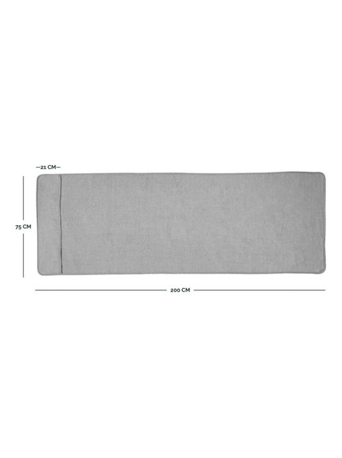 Serviette de plage à rabat pour transat de bain, 100 % coton - Vivezen - Kiabi