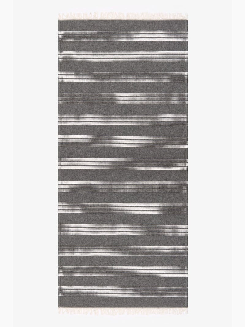 Serviette de plage authentic penti Gris foncé - Kiabi