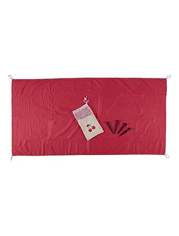 Serviette de plage avec ses piquets collection PLAYA