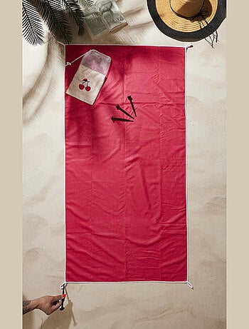 Serviette de plage avec ses piquets collection PLAYA