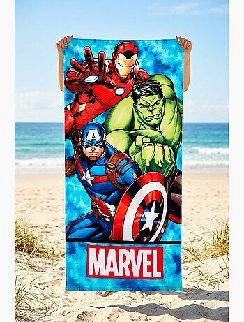 Serviette de plage avengers| licence officielle